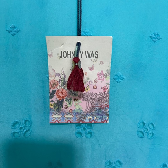 Johnny Was Darla Tunic Style C25518 Size XS in Clear Sky Color - Picture 6 of 8